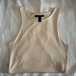 Forever 21 Pink/Creme Bodysuit