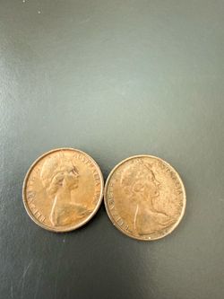 1966 and 1968 Australia 2 cents