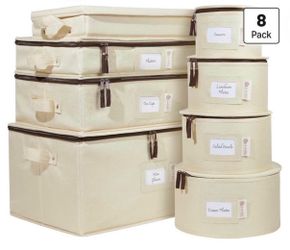 8 Piece Dish Storage Container Set