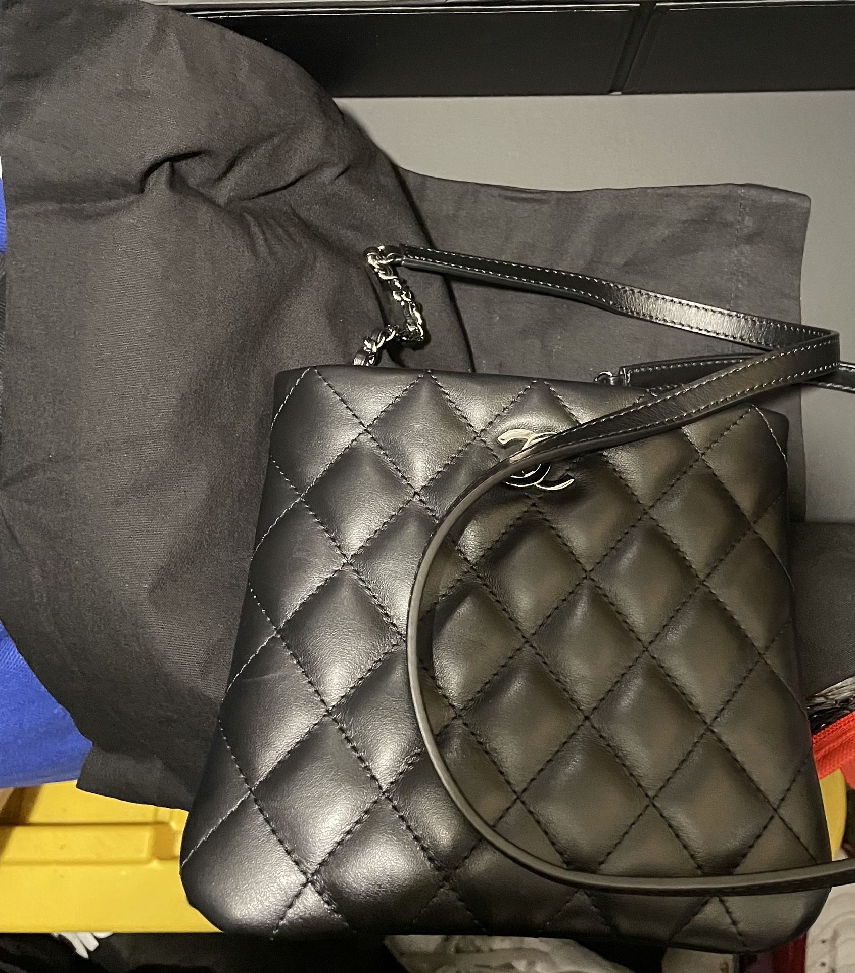 Chanel lamb skin Uniform Crossbody Small Leather Good