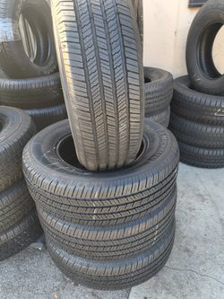 Set Of 4 Tire Michelin 245/70/17 Installed And Balanced 