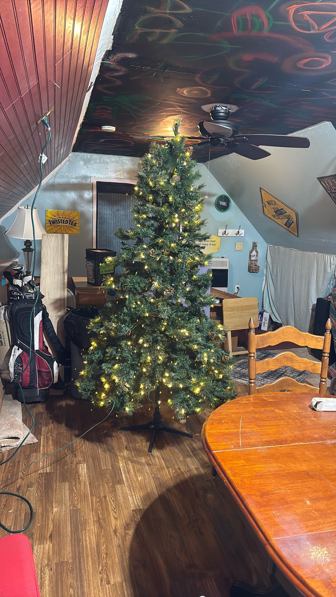 7.5 Ft Pre Lite Christmas Tree