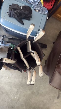 Bag+clubs (5-gap wedge)