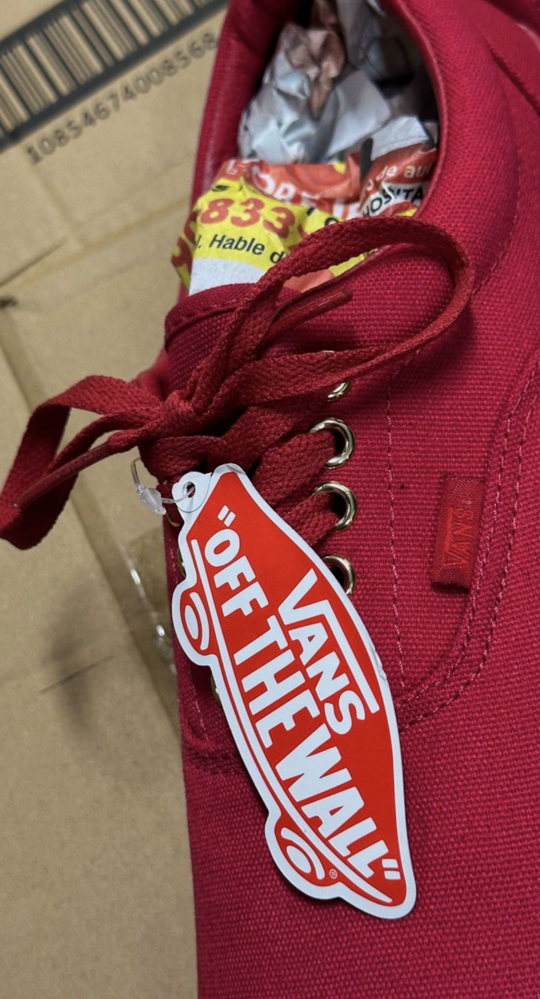 Vans All Red Out On Sale Size 8 ✅