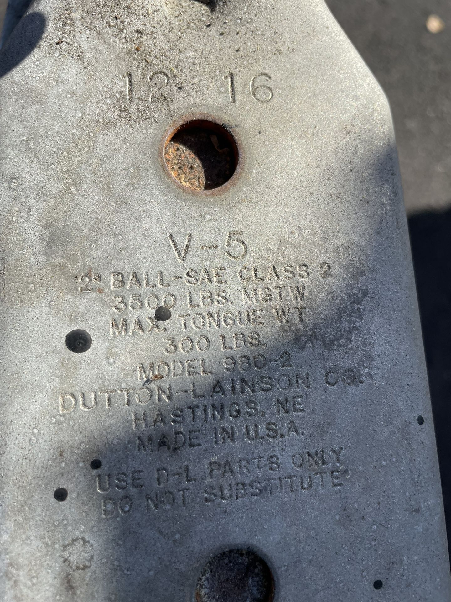 DUTTON LAINSON 300 Lbs Trailer For Welder