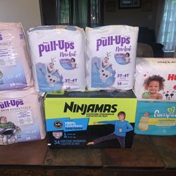 Disposable Diapers: Pampers/ Huggies/ Pull-Ups/ Ninjamas