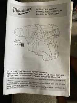 Milwaukee Hammerdrill and Cocrete Bit