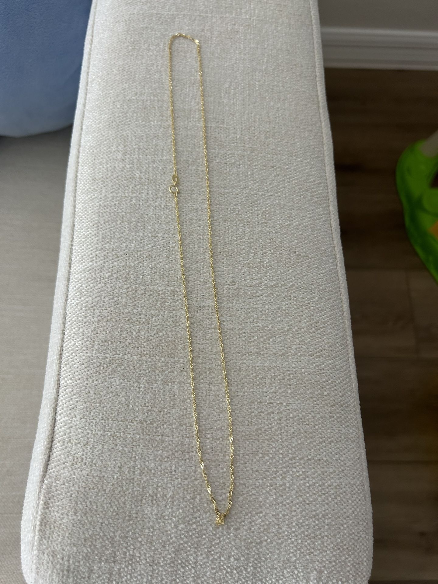 Italy 925 Silver 18k Gold Plated Necklace