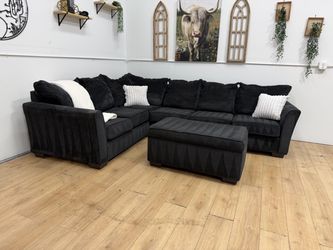 Sectional Couch with Ottoman Free Delivery