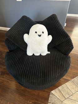 Black 360 big sofa chair