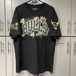 Chicago Bulls Pro Standard Shirt Luxury Collection NBA Patches Size Large 