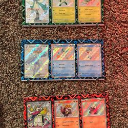Pokemon Card Display With Cards