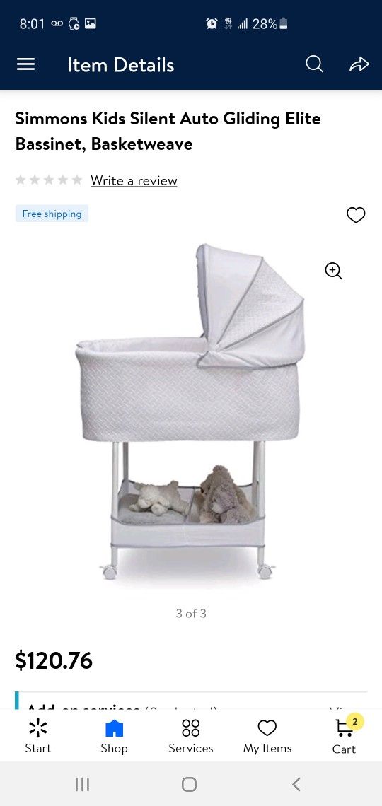 Simmons Bassinet