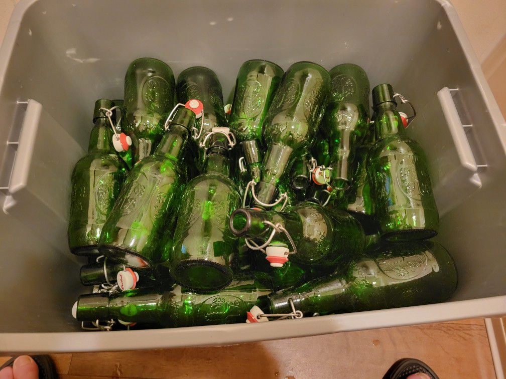 Grolsch Beer Bottles 