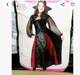 Girls Vampire Halloween Costume Medium/Large