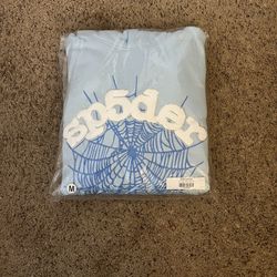 Sp5der Web Hoodie “Sky Blue”