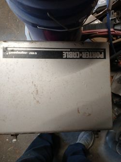 Porter Cable  drill And 2 Batt. In Orig. Metal Case.