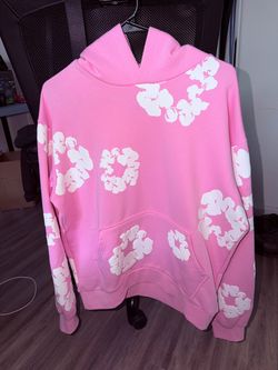 Denim Tears Hoodie Pink Size M