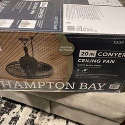 Indoor/outdoor ceiling fan