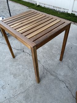Wooden Square Dining Table