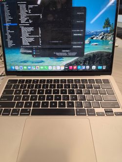 MacBook Air M2  13" (Mid 2022) 256GB SSDMacBook Air M2 8-Core CPU and 8-Core GPU 13" (Mid 2022) 256GB SSD - 
condition: like new
make / manufacturer: