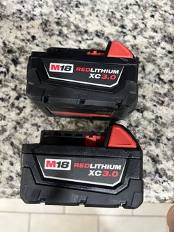 New Milwaukee M18 Battery Set 3.0