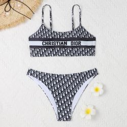 New Dior, Two Piece Bikini Swimsuit