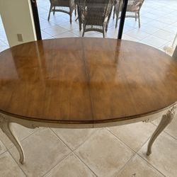 Vintage Baker Solid Wood Dining Table