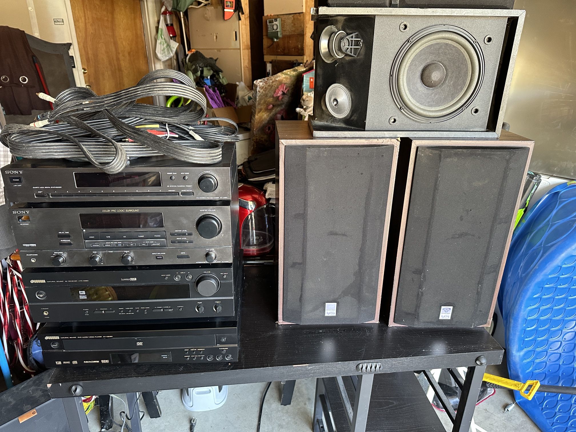 Old Stereo Equipment $60