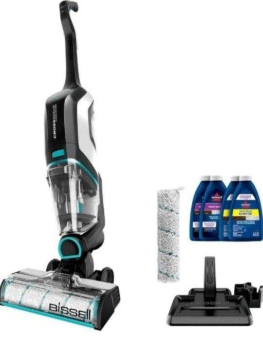 BISSELL CrossWave Cordless Max All in One Wet-Dry Vacuum Cleaner and Mop for Hard Floors and Area Rugs, Black
