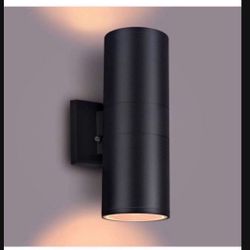 Dusk to Dawn Outdoor Lighting, Up and Down Lights Outdoor Wall Sconce - 2 Light Lamps Included,Exterior Light Fixture Outdoor Wall Lights for Patio,Po