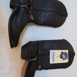 Women's New 8M Leather Boots 