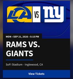 Rams vs Giants