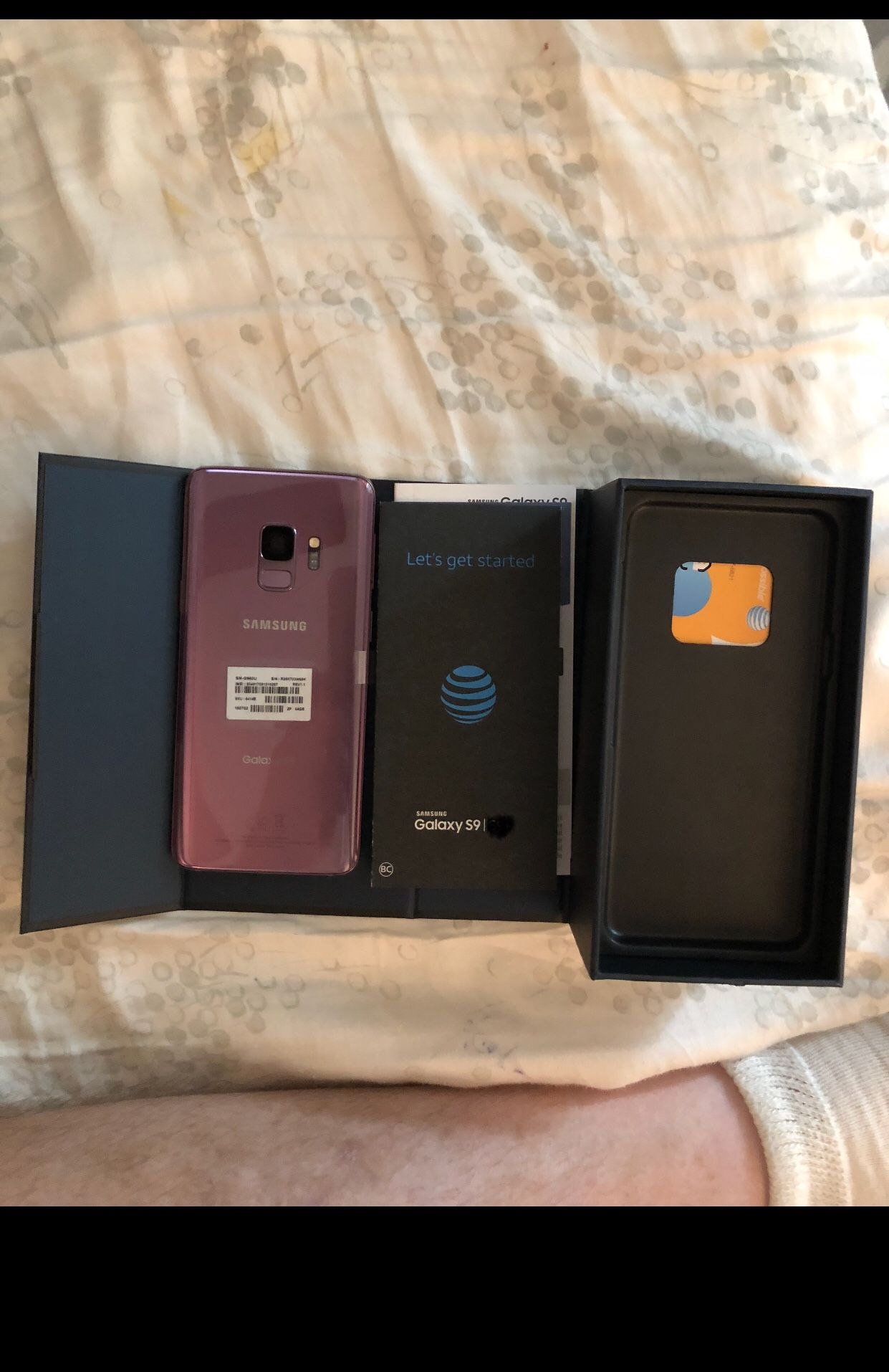 Galaxy Note 8 for parts , new the Imei number black ball