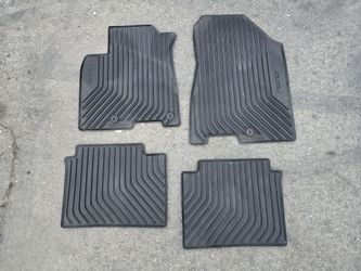 OEM NEW All Weather Rubber Floor Mats Front & Rear Black 17-18 Niro G5F13-AC000