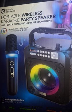 Lifestyle Advanced Portable Karaoke Party Speaker