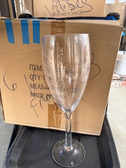 Giant Champagne Glass Vase Tall Centerpiece