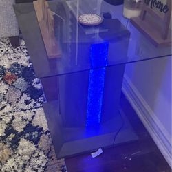 Glass Side Table