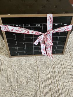 Chalk board calendar
