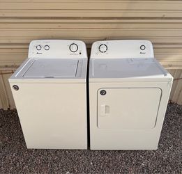 Washer and dryer set Amana whirlpool he