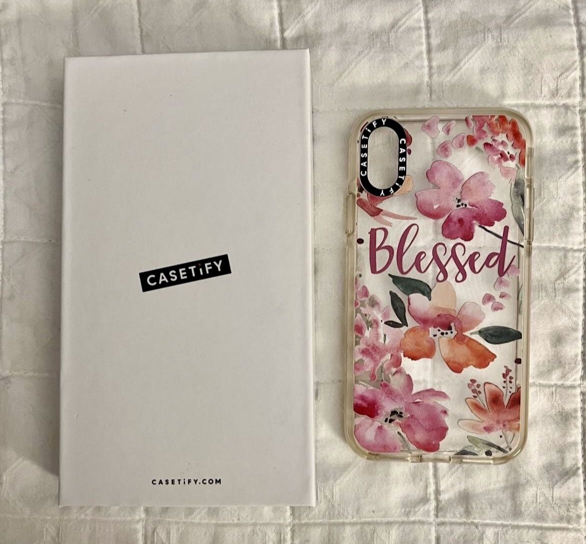 Casetify Blessed Flowered Impact Case for iPhone X or XS
