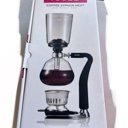 Hario NXAR-5 Coffee Siphon Next Coffee Drip for 5 People, Black NEW • Retails $95.49