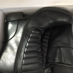 New Black boots size 9