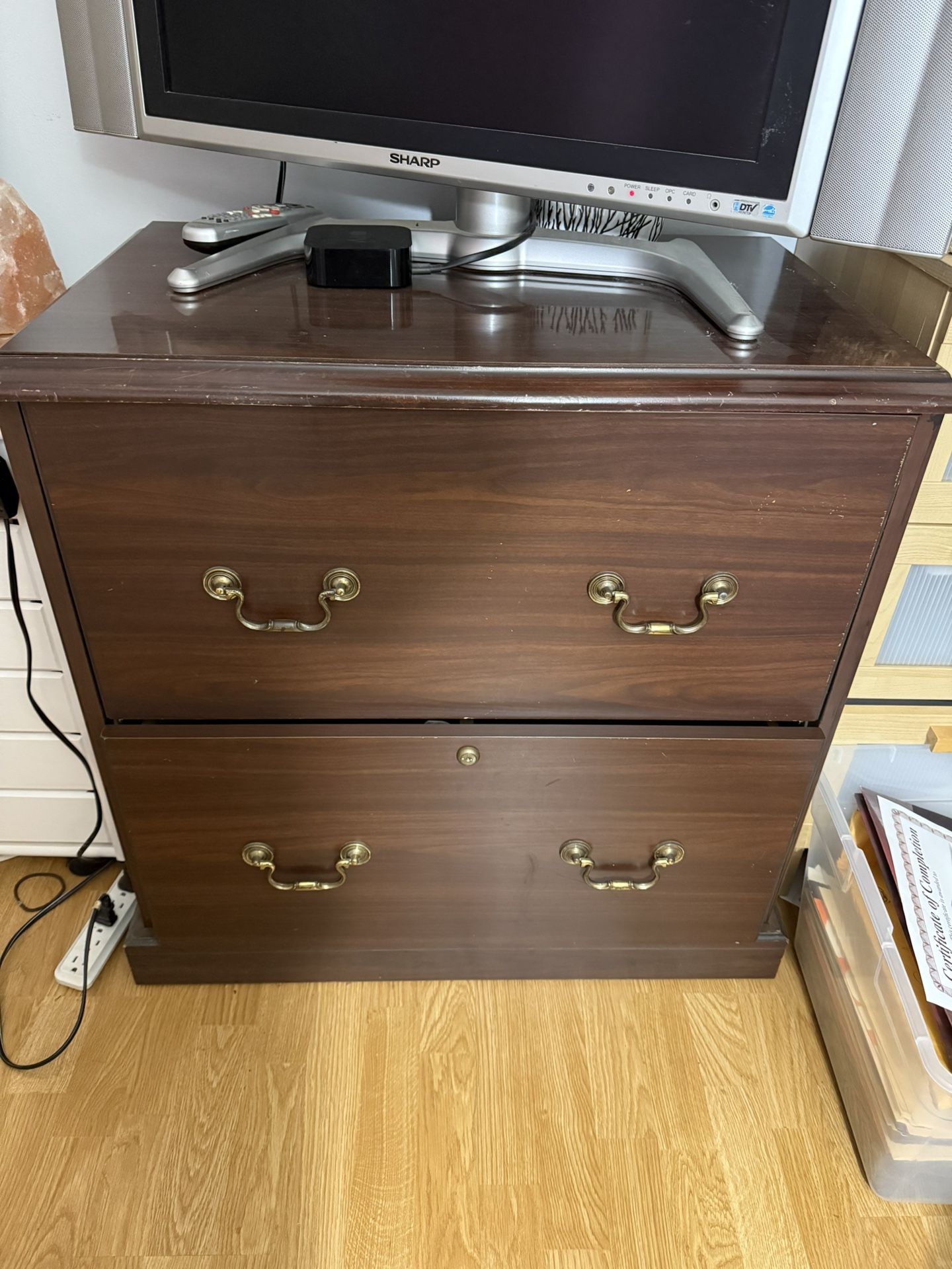 Solid Wood File Cabinet