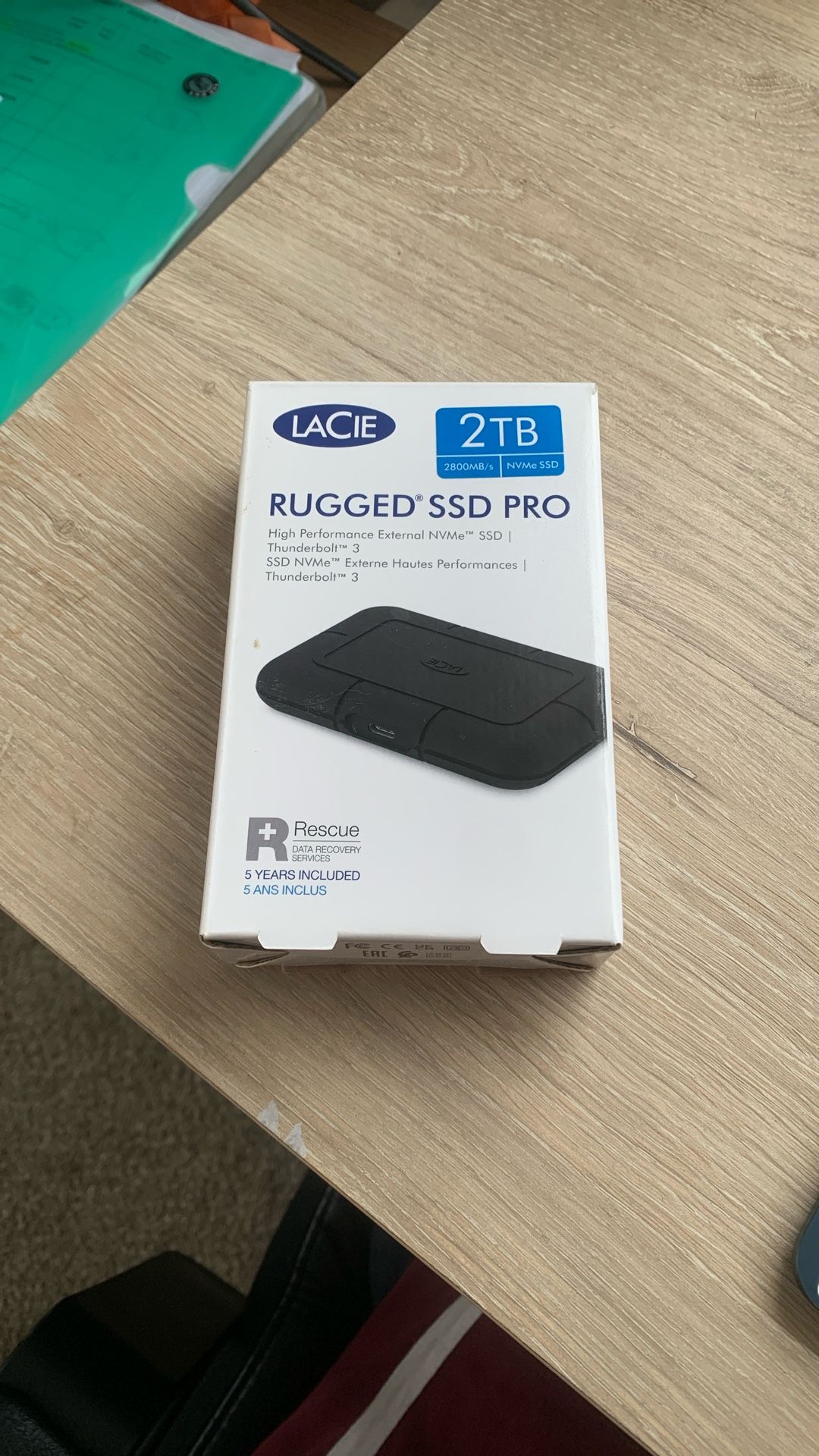 LaCie Rugged SSD Pro 2TB external hard drive 