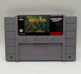 Secret of Mana SNES Super Nintendo Authentic (Tested And Works)