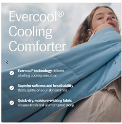 Rest Evercool® Cooling Comforter - Different Colors & Size