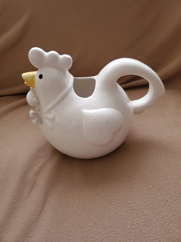 1981 Ceramic Rooster Pitcher