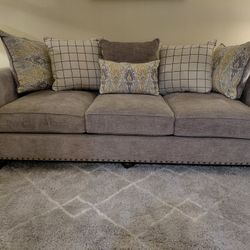 Sofa,chair,cocktail table & rug