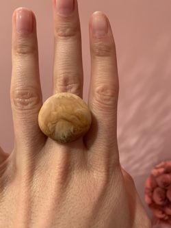 Dinosaur Designs Resin ring, bought in NYC boutique